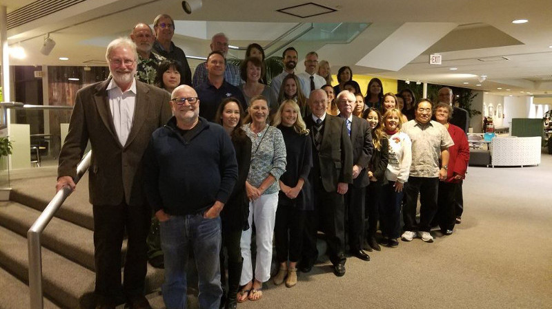 2017 TEF STEM Grantees at Virco, with Superintendent Dr. George Mannon and TUSD Board of Education members.