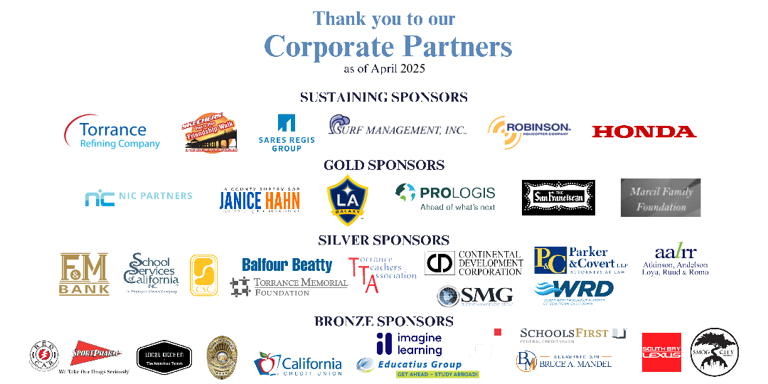 Corporate Partners 2025 List of Corporate Partners as of April 2025.