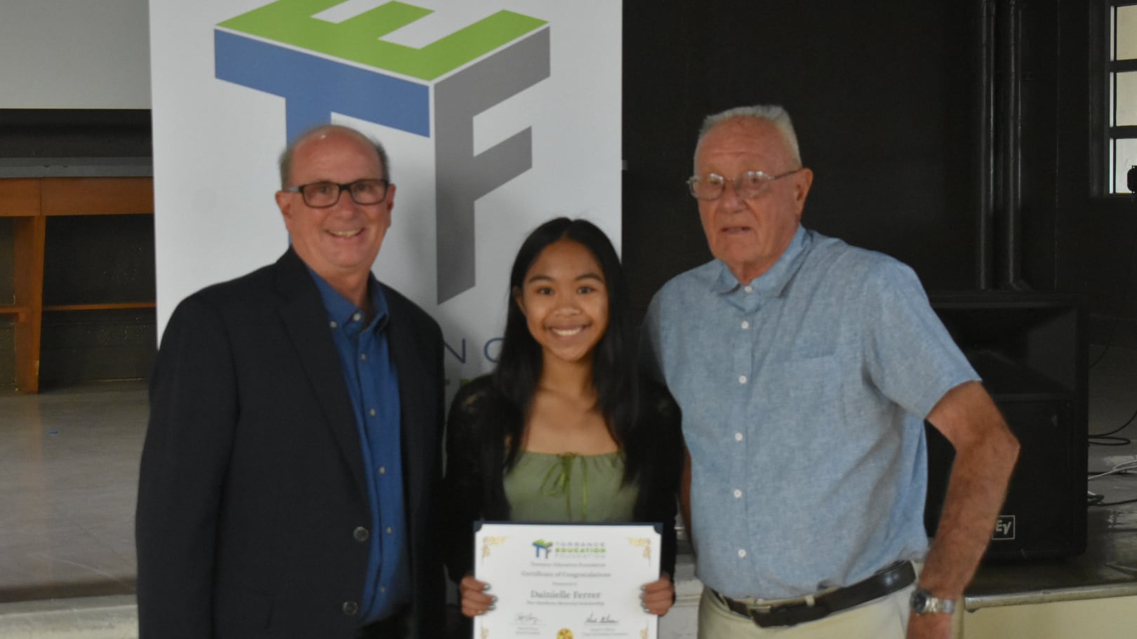 Kurt, Chad and Maggie at the 2018 TEF Benefit Gala and Auction.